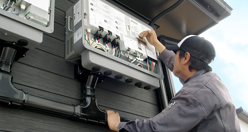 自社工事部を中心とした丁寧な仕事